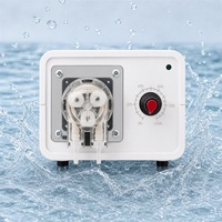 Bomba Dosificadora de Líquidos LEFOO LFPC104BL de Alta Precisión, 24V DC, 2-185ml/min, para Equipos de Laboratorio, Bomba Peristáltica Multifuncional