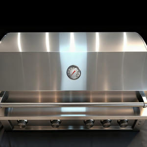 वाणिज्यिक घरेलू रसोई बैक्यू गैस चारकोल ग्रिल ओवन सहायक स्मोकर स्टेनलेस स्टील आउटडोर टेम्प गेज थर्मामीटर - Product Image 3