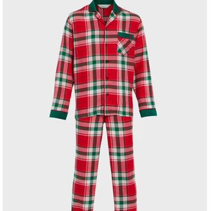 Pyjama en flanelle personnalisé pour <span class=keywords><strong>homme</strong></span>, vêtements <span class=keywords><strong>de</strong></span> détente, échantillon disponible, ensemble <span class=keywords><strong>de</strong></span> pyjama en coton pour <span class=keywords><strong>homme</strong></span> - Product Image 1