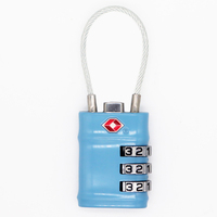Candado de Combinación de 3 Dígitos XMM-201 Aprobado por la TSA, Candado Reajustable de Aleación de Zinc Antirrobo para Equipaje, Maleta, Mochila