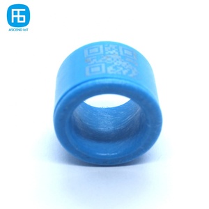 Numéros <span class=keywords><strong>de</strong></span> série étanches durables QR <span class=keywords><strong>Code</strong></span> imprimable 134.2khz 125khz LF RFID anneau <span class=keywords><strong>de</strong></span> pied pour l'identification des poulets - Product Image 2