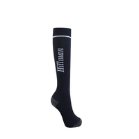 Chaussettes d'équitation roses tendance en coton biologique personnalisées pour hommes et femmes