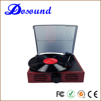 Tourne-disque DJ personnalisé pour la vente en gros, design tendance, lecteur de disques vinyles, radio rétro, gramophone, lecteur de CD