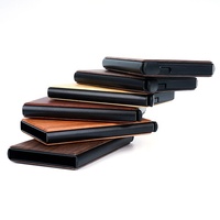 Dompet Kartu Nama, Dompet Ponsel, Dompet Kayu, Tempat Kartu Kredit, Tempat Kartu Koin, Tempat Penyimpanan, Logo Kayu, Custom