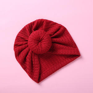 Gorro de <span class=keywords><strong>lana</strong></span> para bebé, diademas elásticas, <span class=keywords><strong>turbante</strong></span> con lazo suave para niña y bebé - Product Image 2