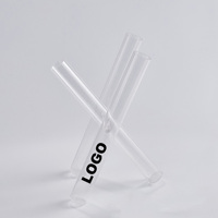 Ensemble de vases en verre à motif floral croisé, vase en tube de verre, arrangement hydroponique, vase en verre pour table