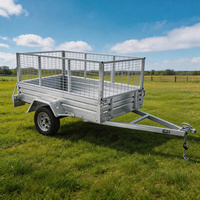 Remorque sur mesure galvanisée à chaud pour machines, excavatrices, avec rampes de chargement pour le transport de voitures, VTT et mini-excavatrices