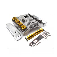 Engine Block with Top End Components Hydraulic Roller 190cc Cylinder Head Assembly Fit SBC 350 5.7L V8 Engine Repair PCE435.1003
