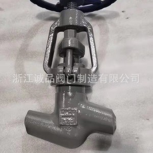 Vanne à boisseau stationnaire électrique J61Y-4064160320, haute température F1112Cr1MoV, ultra haute pression, soudée pour milieu aqueux - Product Image 5