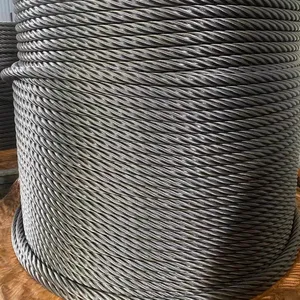 6x12+7FC Rope Wire Steel Cable Rope Galvanized Steel Wire Rope