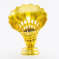 Volant de badminton GZ12 personnalisé, figurine dorée, souvenirs sportifs, composants de trophée et pièces de trophée