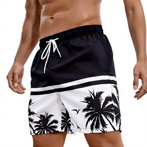 Shorts de sport en maille sublimée personnalisés, imprimé plage tropicale, légers, de haute qualité, décontractés, avec cordon de serrage, streetwear - Product Image 3