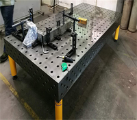 Juniu Banc de travail de soudage 3D flexible en fer, support de positionnement multi-trous avec revêtement en poudre pour opérateurs robotisés et monteurs