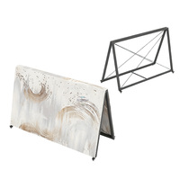 Présentoir mobile personnalisable pour tapis, support métallique pour tapis avec poulies importées pour exposition en magasin, OEM ODM