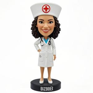 Tùy Chỉnh Dễ Thương Vui Hình Dạng Bobblehead Mô Phỏng Bác Sĩ Trang Trí Mùa Xuân Thiết Kế Nhựa Thủ Công Mỹ Nghệ Cho Siêu Căng Thẳng Cứu Trợ Kinh Doanh Quà Tặng - Product Image 1