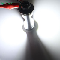 Phare de moto LED H6M PX15D P15D, faisceau Hi/Lo, 12W 5000LM, ampoule COB haute puissance pour moto, phare antibrouillard H4 2smd DC AC