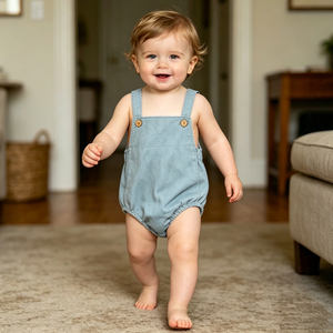 Offerta Speciale: <span class=keywords><strong>Abbigliamento</strong></span> Estivo in Lino per Neonati e Bambini, Tutine con Bretelle Unisex, Produttori di <span class=keywords><strong>Abbigliamento</strong></span> per Bambini - Product Image 5