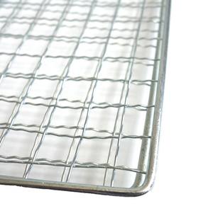 Grille de refroidissement ronde en fil métallique avec poignée pliable, grille de cuisson en acier soudé - Product Image 5