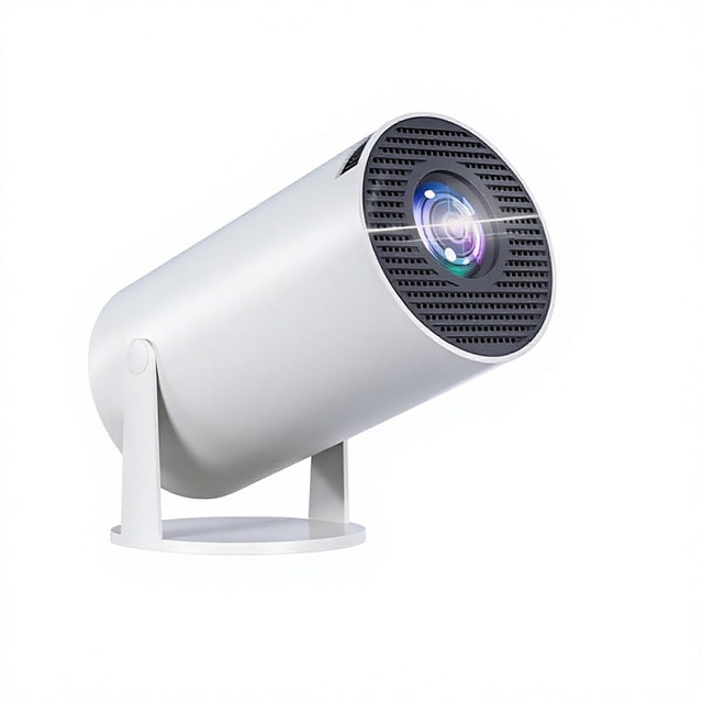 720P Portable HIFI Projector, 200 ANSI Lumens Android 11 LED, 1500:1 4K Supported for Home Theater Indoor Outdoor