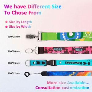 Wholesale No Printing Plain Flat <b>Polyester</b> Blank Printed <b>Lanyard</b> With Safety Breakaway Bulk - Product Image 6