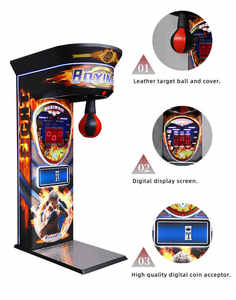 Coin Operated Boxing Arcade Machine Interactive Punching Game <strong>With</strong> Ticket Redemption <strong>System</strong> Custom Big Dragon Cabinet Payout - Product Image 4