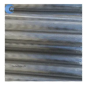 Delikli davul paslanmaz çelik filtre özel mikro alüminyum silindir delikli tüpler ss delikli filtre borusu