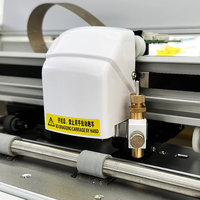 Máquina de corte de etiquetas pequeñas con cámara CCD, plotter gráfico A3+ de 330 mm, máquina de corte de pegatinas multimaterial con grabado en relieve