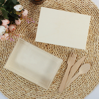 Boîte à lunch pliable en bois jetable, emballage alimentaire pour fruits secs, conteneur à lunch