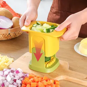 다기능 야채 커터 홈 주방 도구 가정용 손 압력 도구 감자 양파 야채 커터