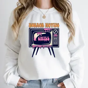 Divertenti ghoul spettrale bambino Vibes Plastisol patch ferro su orrori film e Chill DTF Transfer adesivi pronti da premere per <span class=keywords><strong>t</strong></span>-<span class=keywords><strong>shirt</strong></span> - Product Image 4