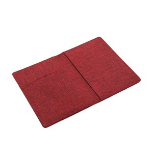 Standart boyut özel logo kartlıklı cüzdan toptan promosyon RFID pamuk seyahat pasaport kapağı - Product Image 6