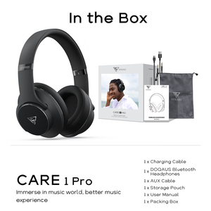 DOQAUS Care 1 Pro Newly Engineered Wireless Headphones Enhanced Bass Performance Earphones Perfect For Gym
