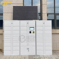 Casier intelligent pour la livraison de colis en extérieur, casiers à colis en libre-service 24h/24, armoire de stockage électronique pour bureau de poste