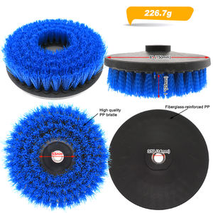 <span class=keywords><strong>Cepillo</strong></span> plano azul hueco sin vástago de 6 pulgadas M14 cepillos de limpieza de fregador eléctrico para tapicería doméstica rueda de coche usando herramienta - Product Image 3