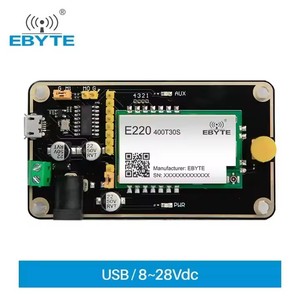 บอร์ดทดสอบโมดูลไร้สาย Lora รุ่น Ebyte ODM E220-400TBL-01 รองรับการส่งข้อมูลหลายช่องทางผ่านพอร์ต USB ใช้ชิป LLCC68 รุ่น E220-400T22S - Product Image 2