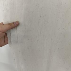 할인 내구성 부드러운 반투명 린넨 질감 주름 린넨 같은 창 장식 패브릭 - Product Image 3