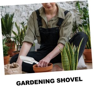 Set di <span class=keywords><strong>attrezzi</strong></span> da giardino 4 pezzi <span class=keywords><strong>per</strong></span> <span class=keywords><strong>attrezzi</strong></span> paletta da piantare pala da giardinaggio <span class=keywords><strong>orticoltura</strong></span> rastrelli pratici in lega di alluminio argento - Product Image 4