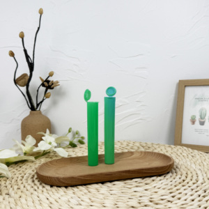 หลอดทดลองพลาสติกพร้อมฝาปิดด้านบนหลอดบีบแบบใสพิมพ์ลายได้ตามต้องการ - Product Image 2