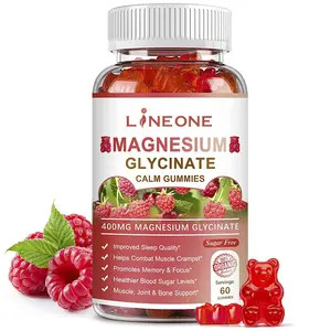 OEM canxi magiê Kẽm Vitamin D threonate phức tạp Glycinate magiê Citrate viên nang magiê Glycinate Gummies