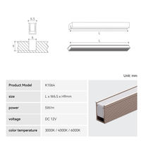 Lampes LED encastrées en aluminium avec abat-jour en plastique, écologiques, installation facile, modernes, pour la maison, la cuisine, la garde-robe, 6000K