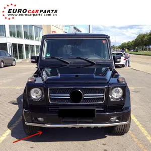 G Class W463-protector frontal debajo del coche, Material de acero inoxidable, protector frontal debajo para W463 G65 G63 G550 G500