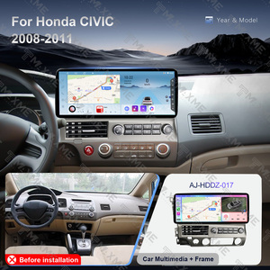 Maisimei - Reproductor Multimedia para Automóvil con Pantalla de 12.3'' en Gris Plateado, Buen <span class=keywords><strong>Precio</strong></span>, Radio para Automóvil, Compatible con Honda CIVIC 2008-2011, Android 15, Estéreo para Automóvil - Product Image 4