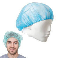 Bonnet chirurgical bouffant rond jetable en PP SMS non tissé pour hôpital, médecins et infirmières