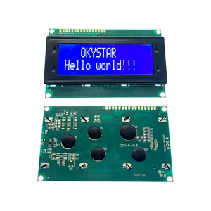 Betrouwbare En Veelzijdige 2004a 20X4 5V Karakter LCD-Display Module Splc780 Controller Blauwe Achtergrondverlichting Voor Diverse Toepassingen