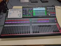 MX-32PLUS Table de Mixage Sonore Professionnelle pour DJ 32 Canaux Système d'Enregistrement Multipiste Dante avec Écran Tactile Console de Mixage Numérique