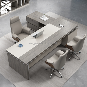 <span class=keywords><strong>Scrivania</strong></span> Angolare Direzionale <span class=keywords><strong>a</strong></span> L in Legno, Arredamento di Lusso per Ufficio CEO, Tavolo da Ufficio Direzionale - Product Image 1