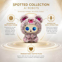 Robot de bureau IA nouvelle génération en peluche 2026 – Innovation phare de la Spielwarenmesse – Coffret cadeau de luxe à collectionner – Forte rentabilité