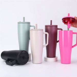 Borraccia Termica da 40OZ con Coperchio Magnetico, Antigoccia, in Acciaio, con Punta della Cannuccia in Silicone, Isolamento Caldo/Freddo, Adatta per Portabicchieri Auto - Product Image 1