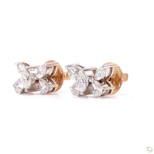 Impresionantes Pendientes de Diamantes de Oro para Mujer, Brillo Clásico, Artesanía Fina, Joyería de Moda, Regalo - Product Image 4