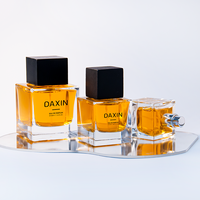 Flacon de parfum classique carré à fond épais en verre 30ml 50ml 100ml Contenant de parfum polyvalent Grand stock Vente en gros